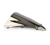 Motorbike Windshield Screen For YZF 1000 R1 2004-2006 Motorcycle Screen Double Bubble Windshield Deflector Protector WindScreen(Silver)