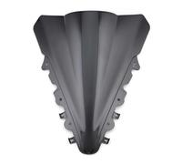Motorbike Windshield Screen For YZF R15 V2 2014-2016 Windshield Windscreen Deflector Double Bubble(Black)