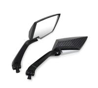 Motorbike Wing Mirror Motorcycle Mirrors Universal Motorcycle Rearview Mirror Replacement Parts Scooter E-bike Reversing Auxiliary Mirror Modified Accessories(Carbon)
