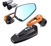 Motorbike Wing Mirror Motorcycle Rearview Handlebar Rearview Mirror Round Side Mirror For SurRon Light Bee S X(3)