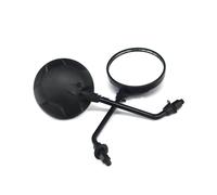 Motorbike Wing Mirrors 2 Pcs Universal 10mm 8mm Clockwise Motorcycle Convex Mirror Rearview Motorbike Scooter 360 Degree Adjustable Side Rear View Mirrors Bar End Mirrors(10MM Screw)