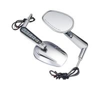 Motorbike Wing Mirrors For V-Rod For VROD For Muscle For VRSCF 2009 2010 2011 2012 2013 2014-2017 Motorcycle Rear View Side Mirrors LED Turn Signal