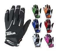 MOTORBIKE WULF STRATOS ADULT & KIDS MX GLOVES Motocross Sports Quad ATV Trials Enduro Kart Dirt Bike Cycle MTB BMX Race Adult & Junior Gloves (Black,XL)