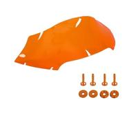 Motorbikes Deflector Fit For Harley Davidson Road Glide FLTRX 2015-2023 9 Inch Front Windshield Wind Windscreen Deflector Cover Plate Windscreen Spoiler(Orange)