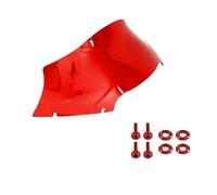 Motorbikes Deflector Fit For Harley Touring Road Glide FLTRX 2015-2023 Motorcycle 7 Inch WindshieldScrews Wind Windscreen Deflector Cover Windscreen Spoiler(Red)