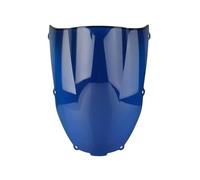 Motorbikes Deflector Fit For Kawasaki Ninja ZX6R ZX-6R 2000-2002 Motorcycle Screen Double Bubble Windshield Deflector Protector WindScreen Windscreen Spoiler(Blue)