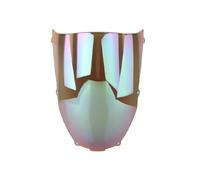 Motorbikes Deflector Fit For Kawasaki Ninja ZX6R ZX-6R 2000-2002 Motorcycle Screen Double Bubble Windshield Deflector Protector WindScreen Windscreen Spoiler(White Iridium)