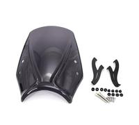 Motorbikes Deflector Fit For Trident 660 Trident660 2021 2022 Motorcycle Accessories Windshield Wind Deflector Windscreen Fairing Baffle Extension Spoiler(Dark smoke)