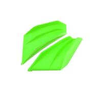 Motorbikes Side Spoiler Fairing Wind Covers Two-piece Motorcycle Tail Wing, Suitable For Universal Models, Aerodynamic Side Wings, Tail Wings(Green)