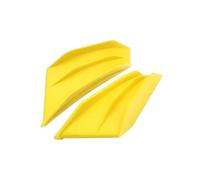 Motorbikes Side Spoiler Fairing Wind Covers Two-piece Motorcycle Tail Wing, Suitable For Universal Models, Aerodynamic Side Wings, Tail Wings(Yellow)