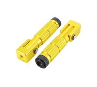 Motorcbicyle Footrest 1 Pair Front Rear Footrest Pedal Motorcycle 90° Fixed Folding- Footpegs Modification Accessories M10 Motorcycle Foot Peg
