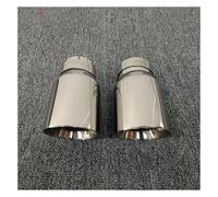Motorcbike Pipe Muffler 1 Piece Exhaust Muffler Tip Stainless Steel Bevel TailPipe Decoration Exhaust Pipe Accessories Inlet Exhaust Pipe Baffle Muffler