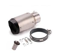 Motorcbike Pipe Muffler 60MM Slip On Universal Motorcycle Exhaust Muffler Pipe Middle Section Connecting Pipe For Z900 FZ6 RC390 S1000XR