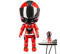 Motorcyccle Doll - Motorcycle Toy | Transformable Alloy Motorcycle Rider Model - Movable Joints, Deformable Toy With Helmet - Zinc Alloy & ABS Material, Desktop Ornament & Collection Toyy For Adults