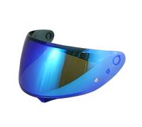 Motorcycl Helmet Visor for C10, Motorcycle Wind Shield Helmet Lens Visor Full Face Helmet Accessories (Chrome Blue)