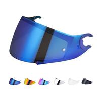 Motorcycl Helmet Visor for Shark D Skwal D-Skwal 2 Spartan, Full Face Replacement Helmet Lens Visor Accessories (Chrome Blue)