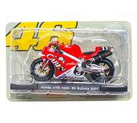 OPO 10 - Motorcycle 1/18 of The Doctor Valentino Rossi #46, reproduction compatible with Honda VTR 1000-8h Suzuka 2001 - VR106