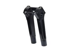 Motorcycle 10'' Handlebar Risers Clamp For Riser For Softail For Street Bob 2018 2019 2020 2021 Risers(8inch Black)