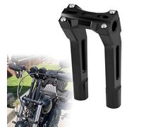 Motorcycle 10'' Handlebar Risers Clamp Pullback Black For Harley Touring Sportster XL XR Dyna Softail Electra Glide Fatboy FXDB