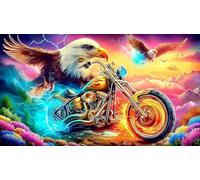 motorcycle 1000-Piece Jigsaw Puzzle for Kid Toys Classic Educational Games Decoration 38x26cm/1000pcs