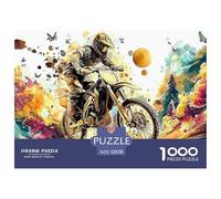 Motorcycle 1000 Piece Jigsaw Puzzles Suitable for Decompression And Wall Decor Birthday Gifts Educational Game for Adults And Kids 52x38cm/1000pcs