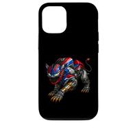 Motorcycle 1000 Robotic Panther with Claws and Green Eyes Case for iPhone 12/12 Pro