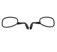 Motorcycle 10mm Black Oval Rearview Side Mirrors Scooter For GN250 GV250 GV300S CRRYUQWWM