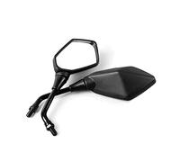 Motorcycle 10MM Rearview Mirror Universal Side For Suzuki SV400 SV650 For Bandit DCL250 DL1050 GSX150 For B-king(Black)