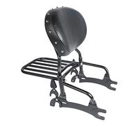 Motorcycle 12" Backrest Sissy Bar W/Mounting Spools For Indian Challenger Dark Horse Icon 2022 Accessories Kit