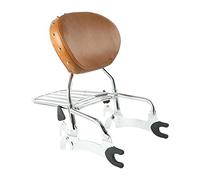 Motorcycle 12" Backrest Sissy Bar W/Mounting Spools For Indian Challenger Dark Horse Icon 2022 Accessories Kit