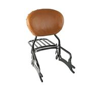 Motorcycle 12" Backrest Sissy Bar W/Mounting Spools For Indian Pursuit Dark Horse Icon With Premium Package 2022 Accessories Kit