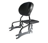 Motorcycle 12" Backrest Sissy Bar W/Mounting Spools For Indian Vintage Dark Horse 2021 2022 Accessories