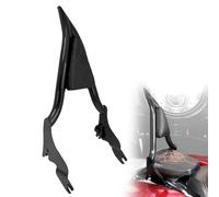 Motorcycle 16 Inch Detachable Rear Passenger Backrest Sissy Bar Black For Harley Touring Road King Street Electra Glide 2009 10 11 12 13 14 15 17 18 19 2020 21 22 2023