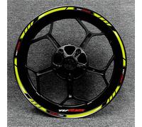 Motorcycle 17 Inch Inner and Outer Wheel Hub Decal Decorative Rim High Reflective Sticker for YZF R125(Set Meal 12)