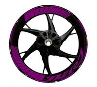Motorcycle 17 Inch Wheel Hub Decal Decorative Rim Waterproof Reflective For YAMAHA For YZF R7 Reflective(Style 2)