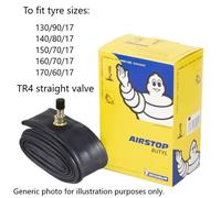 Motorcycle 17" Inner Tube Michelin 130 to 170 TR4 straight valve