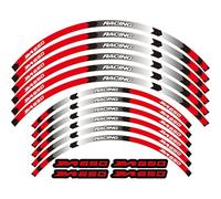 Motorcycle 18inch Wheel Sticker Decal Reflective Rim for S&uzuki DR650S DR650SE DR 650S 650SE 650 S SE