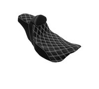 Motorcycle 2-Up Seats 2-Up Front Rear Motorcycle Driver Passenger Backrest For Seat For Touring Road For Electra For Street Glide FLHR 09-23