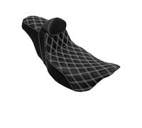 Motorcycle 2-Up Seats Motorcycle With Driver Backrest Cushions Front Rear Driver Passenger For Seat For Touring For Street Glide For CVO 09-23