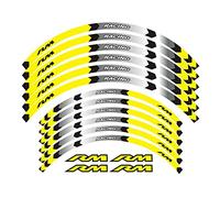 Motorcycle "21 "19 RIM WHEEL STRIPES TAPE STICKERS FOR SUZUKI RM 125 250 1990-2008 Rim Decals (Color : 11)