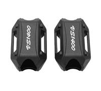 Motorcycle 25mm Crash Bar Bumper Engine Guard Protection Decorative Block FOR SUZUKI FOR VS1400 Intruder 1400 1987-2004 Protection Decor(Black LOGO)
