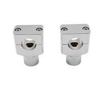 Motorcycle 25MM Handlebar Riser Up Bracket Clamp 1'' 7/8" Handle Bars Kit For Harley Dyna Sportster XL883 steering tube accessories(Chrome)