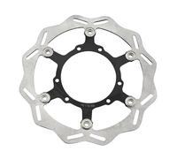 Motorcycle 260mm 270mm 320mm Front Floating Brake Disc Caliper Bracket Fit For Honda CR125 250 CRF 250R 450R 250X 450X Brake Caliper Disc Rotor Motorbike Brake Disks(260mm Black Disk)