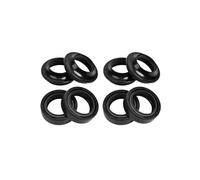 Motorcycle 26x37x10.5 Front Absorber Fork Damper Oil Seal Dust Cover For CR50 CW50 YA50 YM50 YN50 1991-1999(4pc seal 4pc cover)