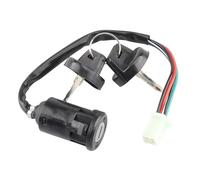 Motorcycle 4 Pin Ignition Switch Start Lock with Key Replacement for Quad ATV Dirt Bike Ignition Switch Lock