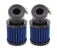 Motorcycle 45 Degree Bend Replacement with Double Steel Mesh for GPZ1100 KZ1000 KZ1000A KZ1000E KZ1000D KZ900A KZ900B LTD Z1 900 + Red Improves Throttle Response and Horsepower (Black Blue)