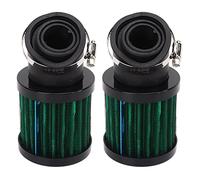 Motorcycle 45 Degree Bend Replacement with Double Steel Mesh for GPZ1100 KZ1000 KZ1000A KZ1000E KZ1000D KZ900A KZ900B LTD Z1 900 + Red Improves Throttle Response and Horsepower (Black Green)