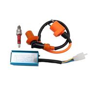 Motorcycle 5/6 Pin Ignition Coil With Racing CDI Box For GY6 50cc 70cc 90cc 110cc 125cc 150cc 139QMB 152QMI 157QMJ ignition coil module(5 pin Set)