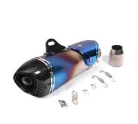 Motorcycle 51mm Carbon Fiber Motorcycle Exhaust Pipe With DB Killer For R3/25 For Ninja250/300/400 K8 K9 ZX6 Z900 RC390 Etc Exhaust Pipe(C)