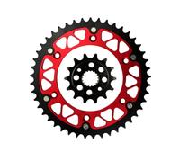 Motorcycle 520 45T 46T 47T 48T 49T 50T 51T 52T 14T Front Rear Sprocket Chain Wheel Compatible With XR400R 1996-2005 Universal Fit(14T-51T)